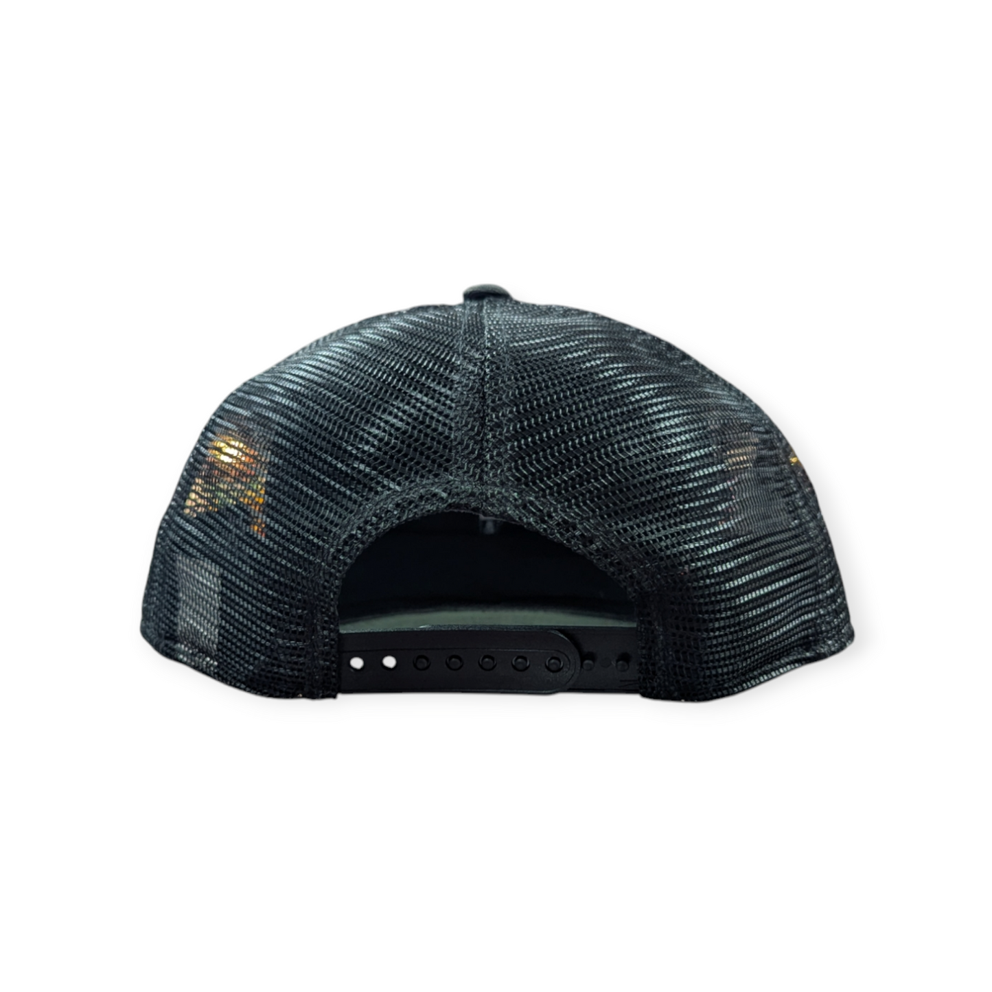 Men's Chicago Blackhawks New Era Black 2025 Winter Classic Tomahawk Logo  9SEVENTY Trucker Hat