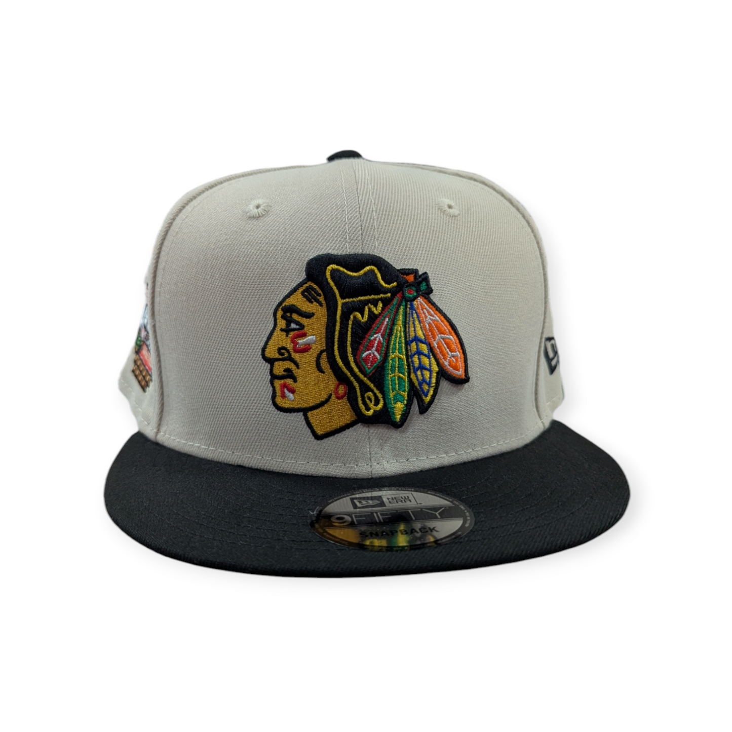 Chicago Blackhawks New Era Stone/Black 2025 Winter Classic 9FIFTY Adjustable Snapback Hat