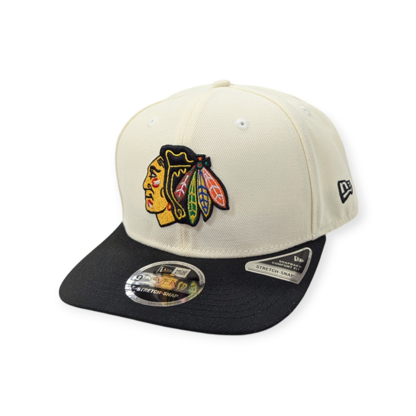 Men's Chicago Blackhawks New Era Chrome/Black 2025 Winter Classic 9SEVENTY Hat