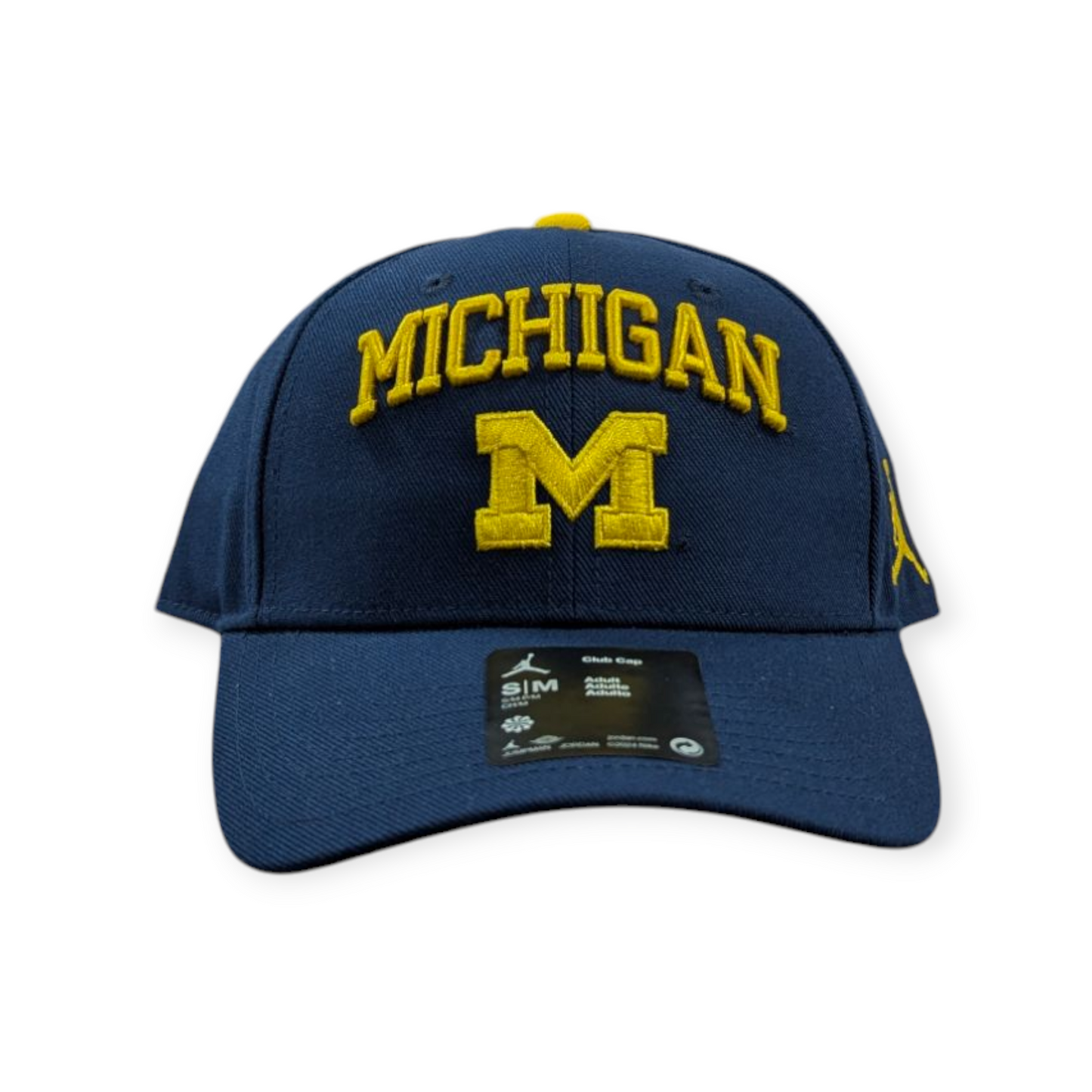 Michigan Wolverines Nike Rise Navy Jumpman Adjustable Hat