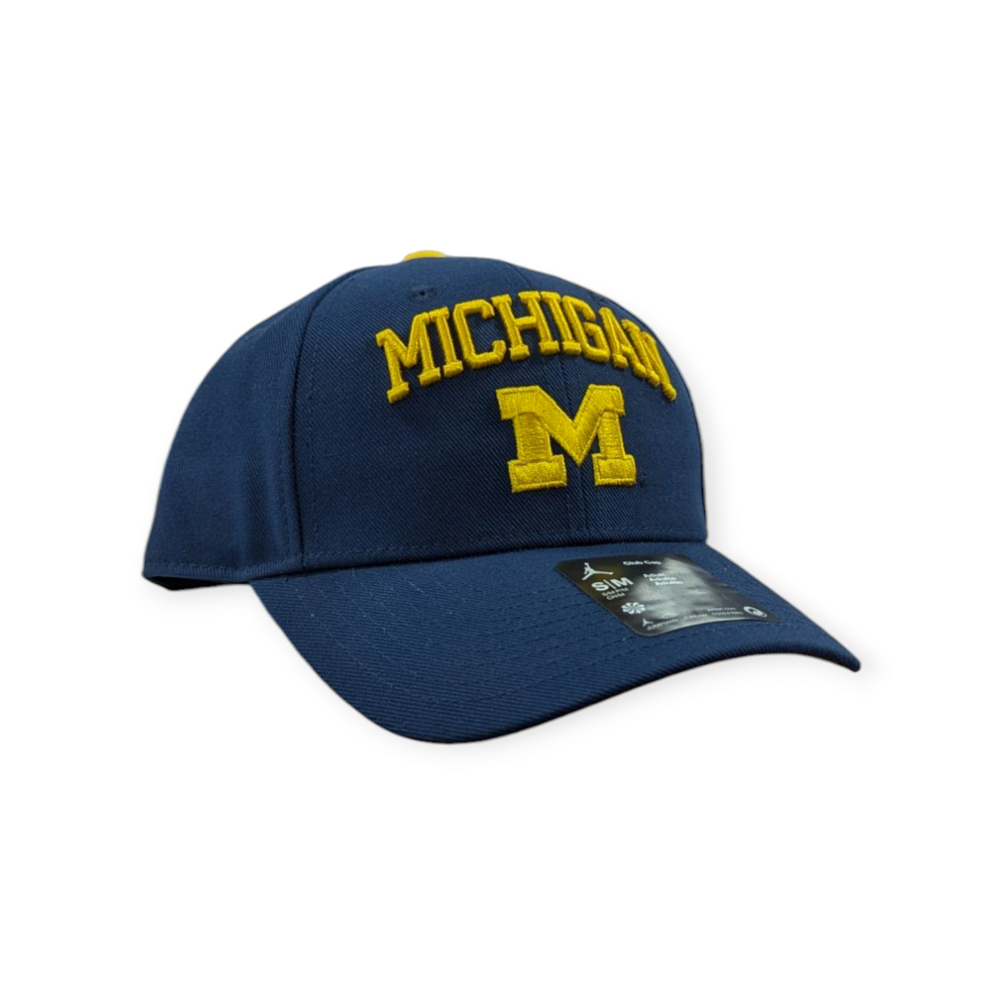 Michigan Wolverines Nike Rise Navy Jumpman Adjustable Hat