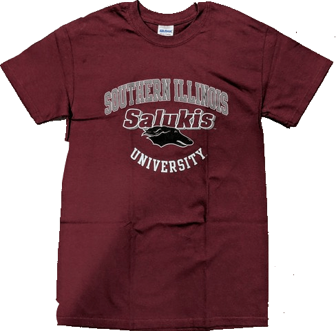 Mens Southern Illinois Salukis Maroon Campus One T-Shirt