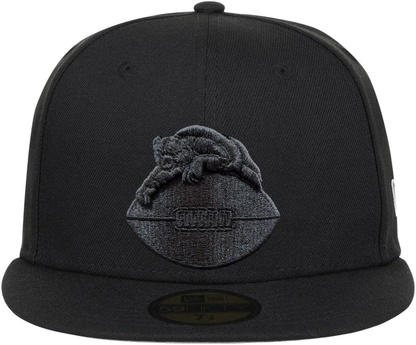 Chicago Bears 1946 Logo Tonal Black New Era 59FIFTY Fitted Hat