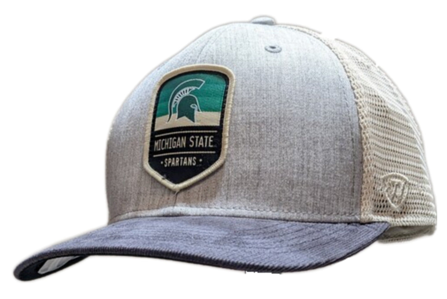 Michigan State Spartans Steel Heather Trucker Adjustable Top of the World Hat