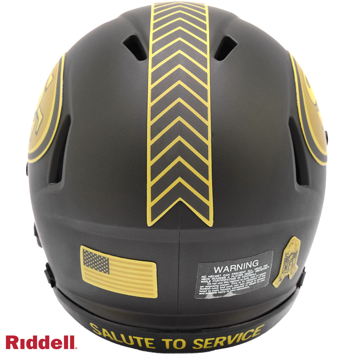 Riddell San Francisco 49ers 2025 Salute To Service Speed Mini Helmet