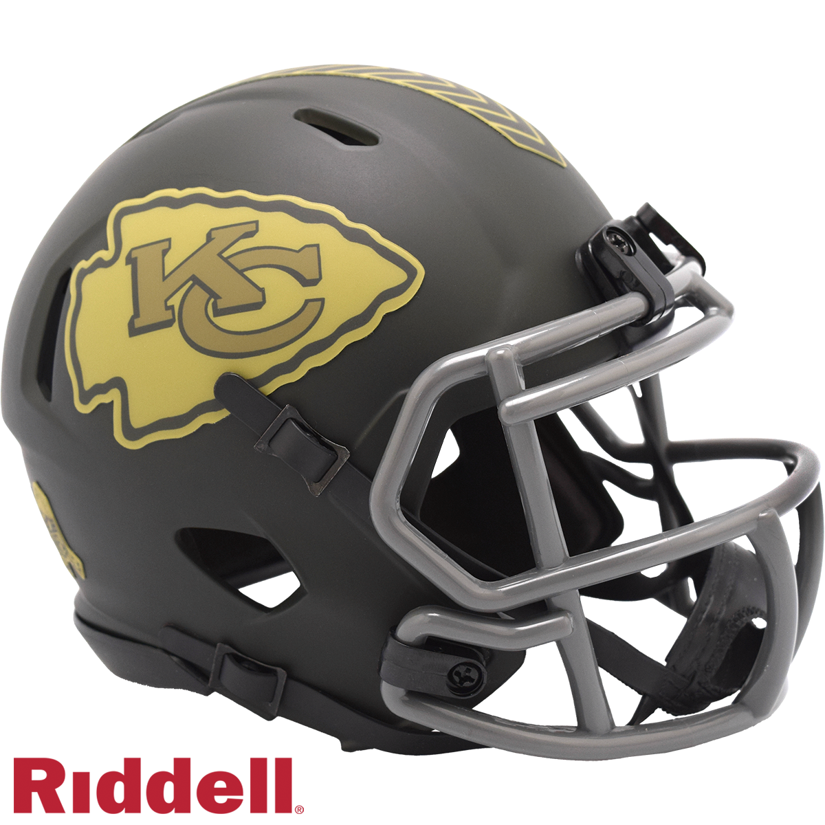Riddell Kansas City Chiefs 2025 Salute To Service Speed Mini Helmet