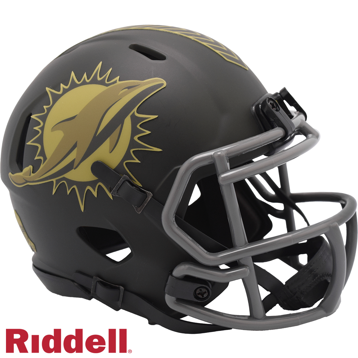 Riddell Miami Dolphins 2025 Salute To Service Speed Mini Helmet