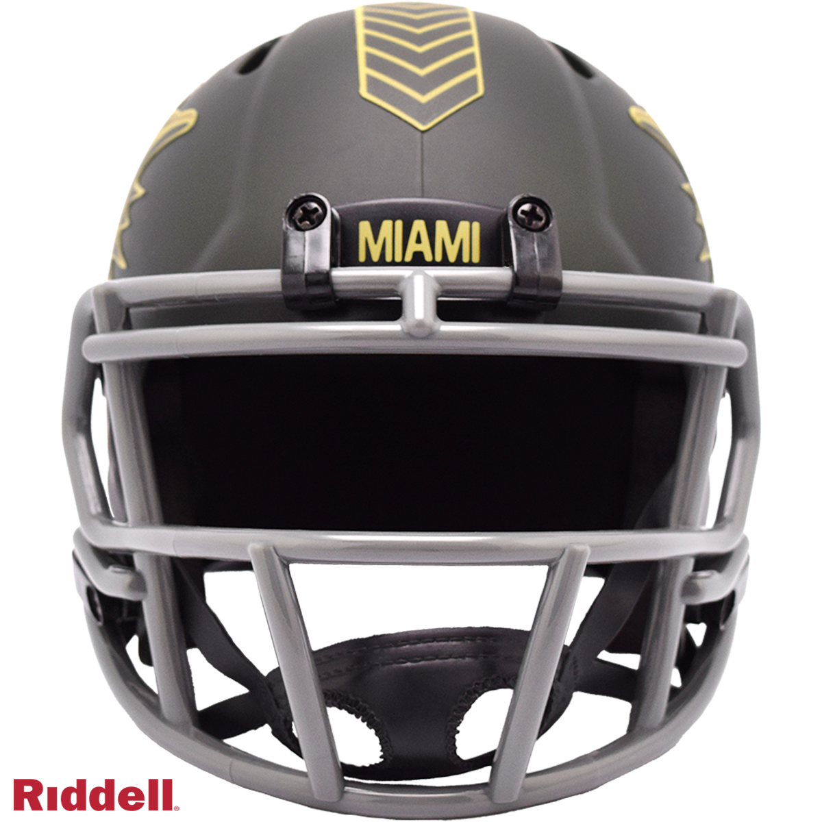 Riddell Miami Dolphins 2025 Salute To Service Speed Mini Helmet