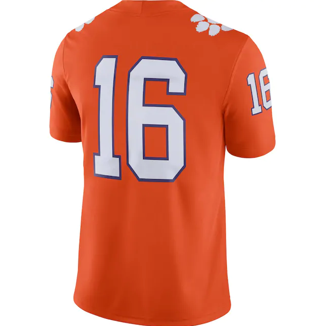 Nike Clemson Tigers #16 Replica Game Football Jersey