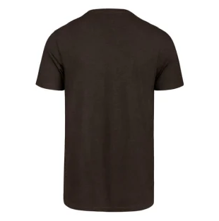 Men's Cleveland Browns '47 Brand Block Stripe Brown Club Tee