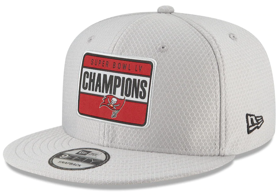 Men's Tampa Bay Buccaneers New Era Gray Super Bowl LV Champions Parade 9FIFTY Snapback Adjustable Hat