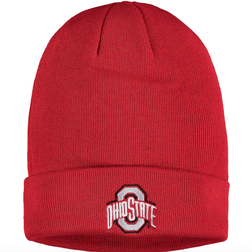 Men's Nike Scarlet Ohio State Buckeyes Core Cuffed Knit Hat
