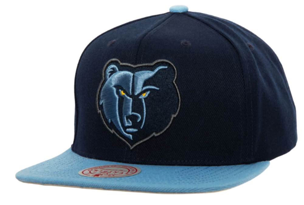 Men's Memphis Grizzlies Mitchell & Ness Core Basic Adjustable Snapback Hat