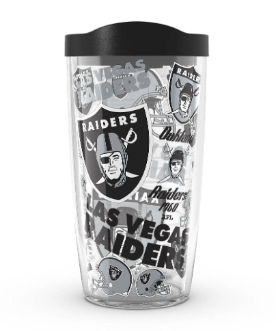 Las Vegas Raiders All Over Print 16 oz. Tervis Tumbler