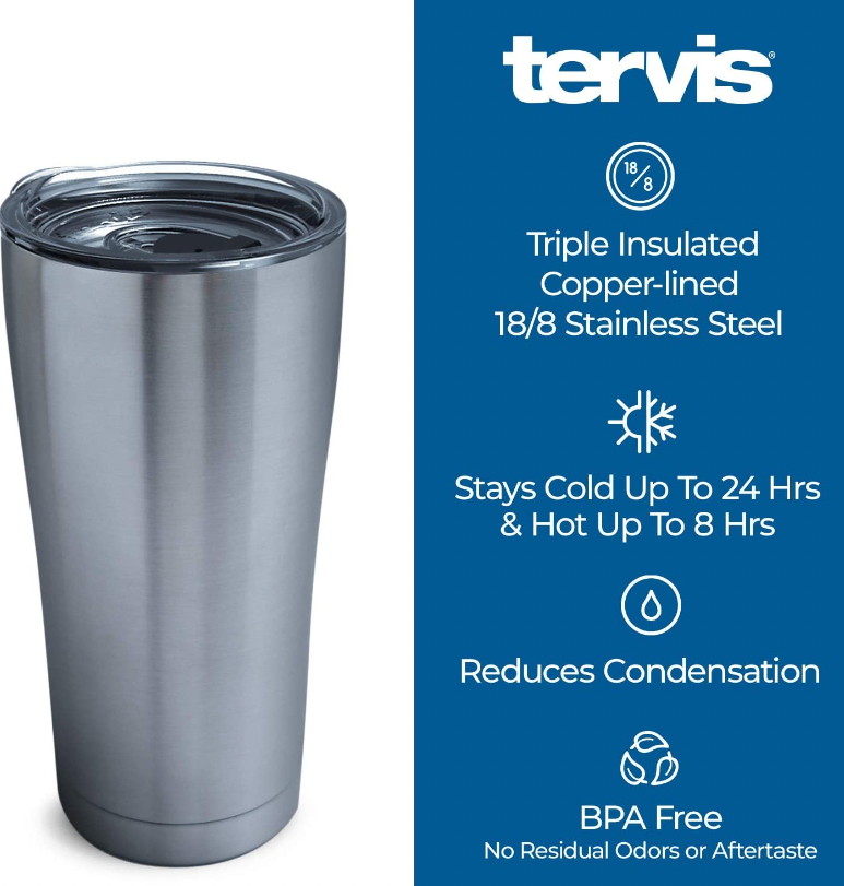 Chicago Blackhawks™ Hype Stipe 20 oz. Stainless Steel Tumbler