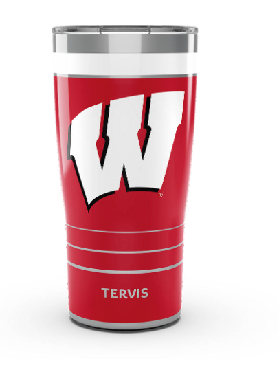 Wisconsin Badgers™ MVP 20 oz. Stainless Steel Tumbler