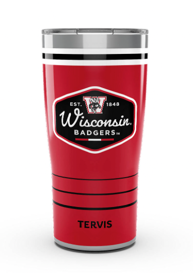 Wisconsin Badgers™ Vintage 20 oz. Stainless Steel Tumbler