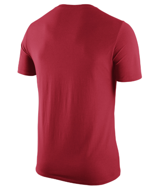 Nike Men's Ohio State Buckeyes Scarlet Champ Drive Reflective Logo T-Shirt