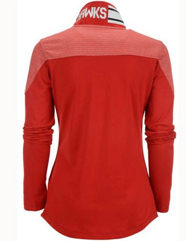Women's Chicago Blackhawks 1/4 Zip Red Performance Jacket