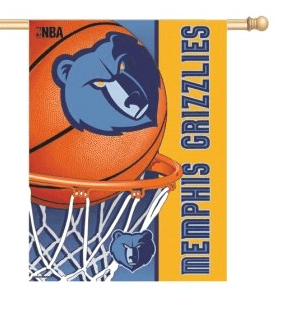 Memphis Grizzlies Vertical Flag By Wincraft