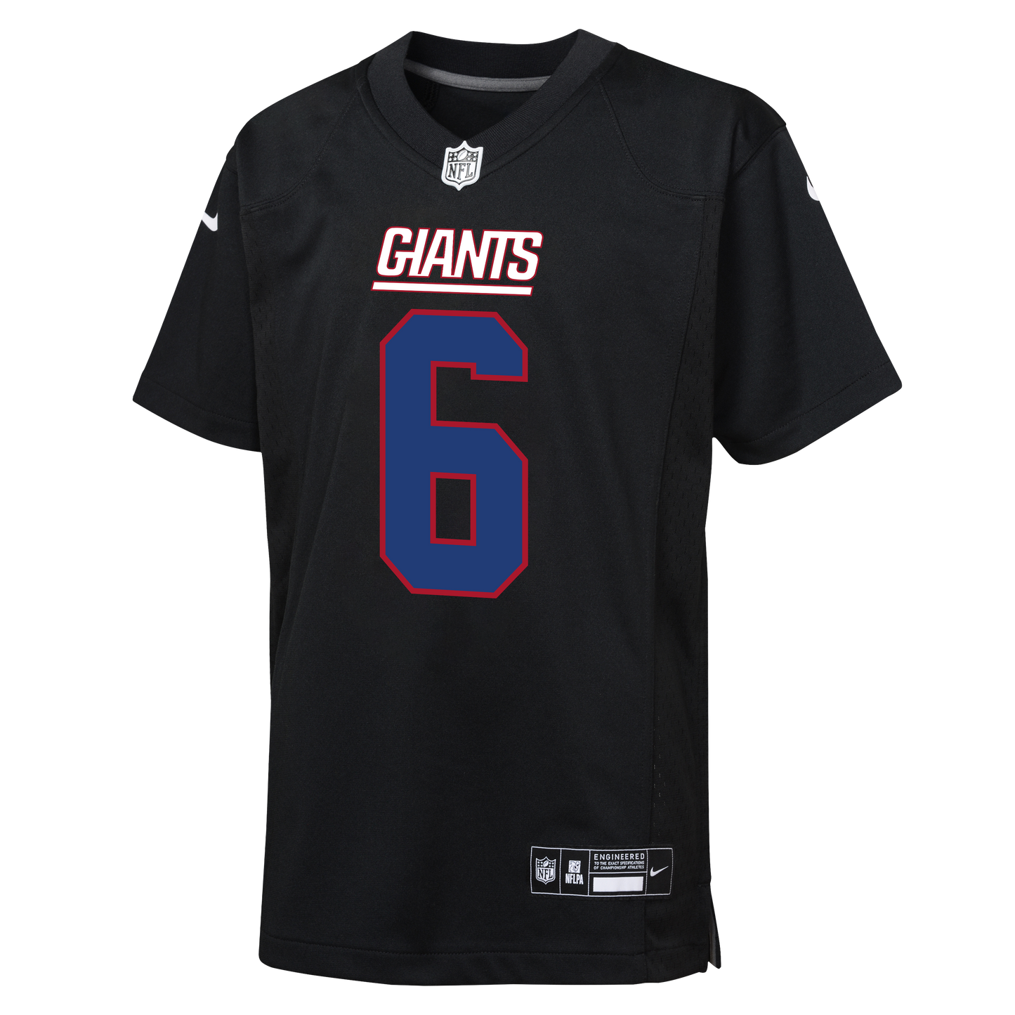 Youth Jaxson Dart New York Giants Alternate Black Nike Game Jersey