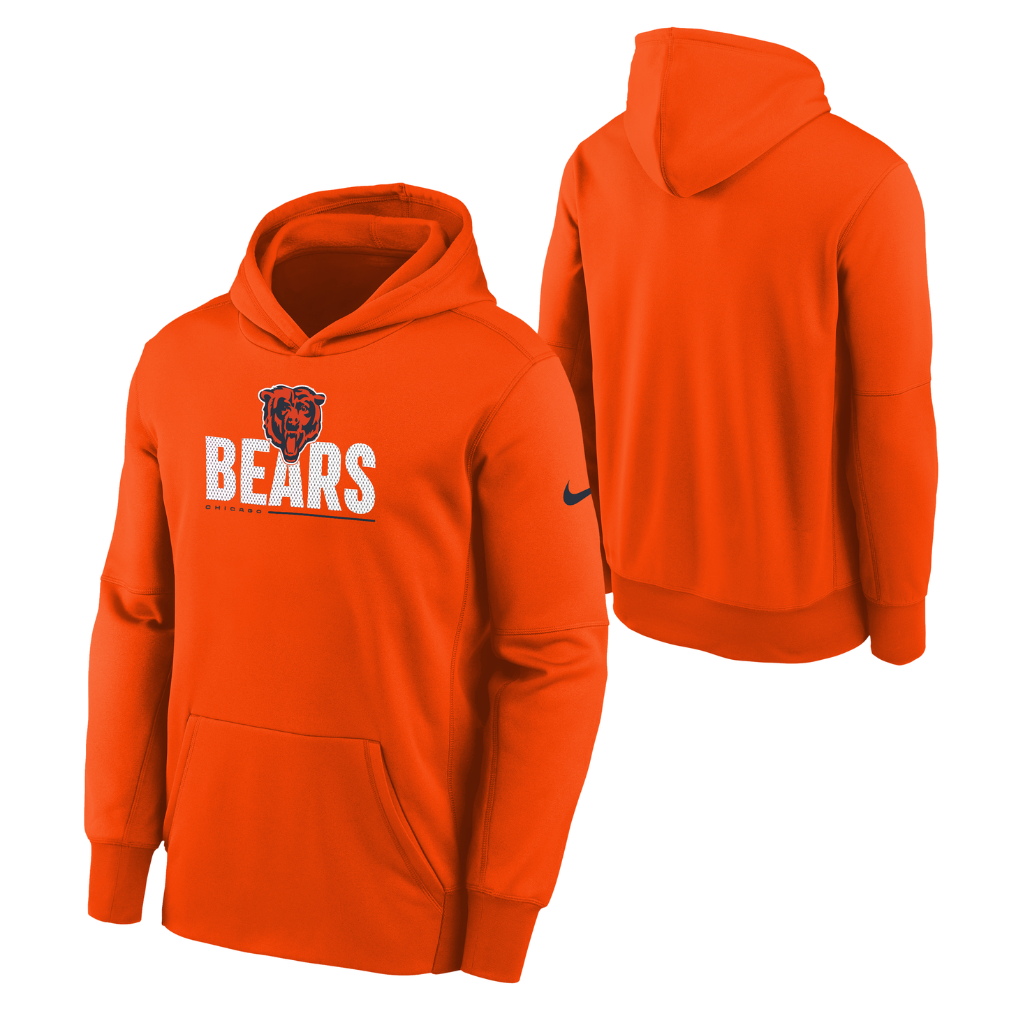 Youth Chicago Bears Performance Alternate Orange Hoodie