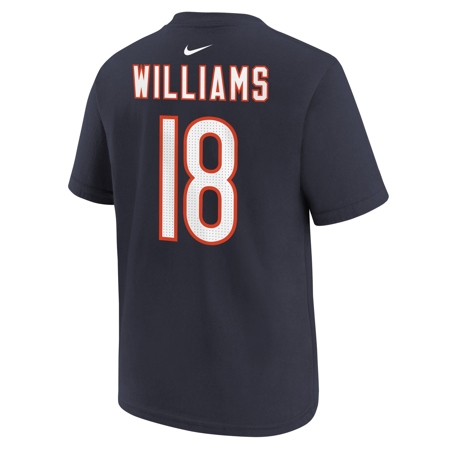 Youth Caleb Williams Chicago Bears Nike Navy FUSE Name & Number T-Shirt
