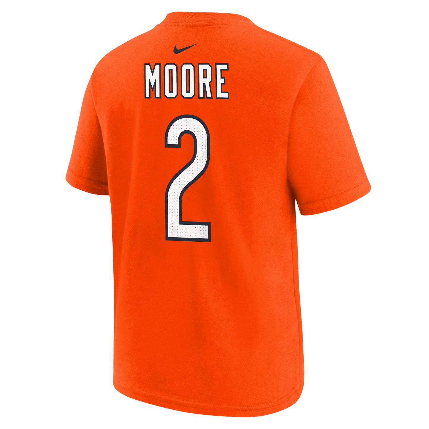 Youth DJ Moore Chicago Bears Nike Orange FUSE Name & Number T-Shirt