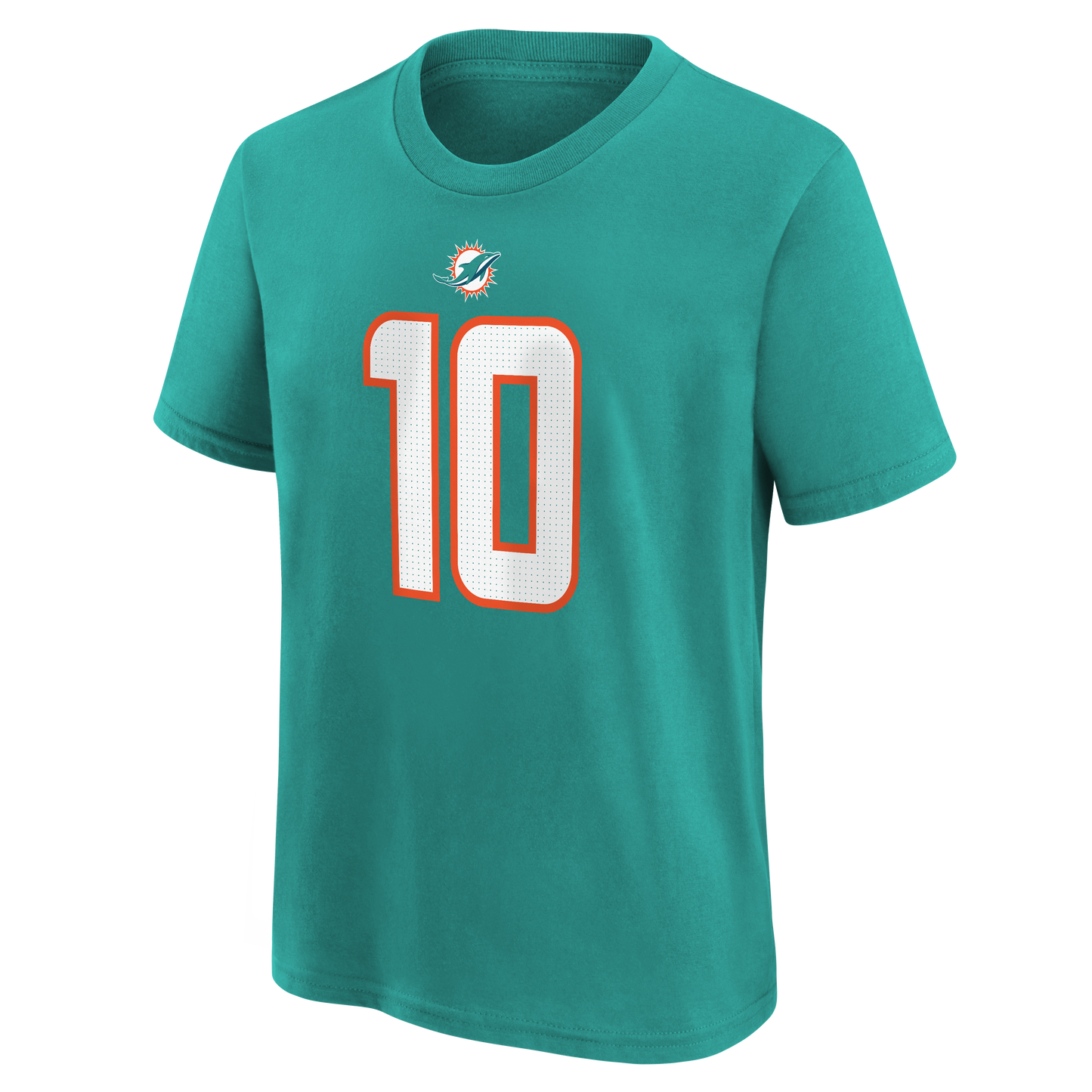 Youth Miami Dolphins Tyreek Hill Nike Aqua Player FUSE Name & Number T-Shirt