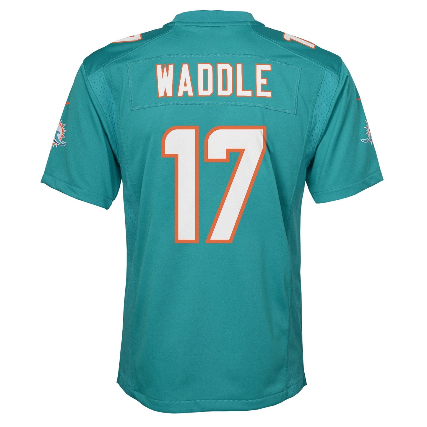 Youth Jaylen Waddle Miami Dolphins Nike Aqua Game Replica Jersey