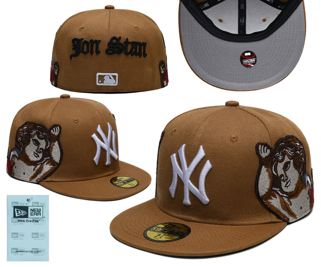 New Era x Jon Stan New York Yankees Angels Embroidery patch 59Fifty Hat