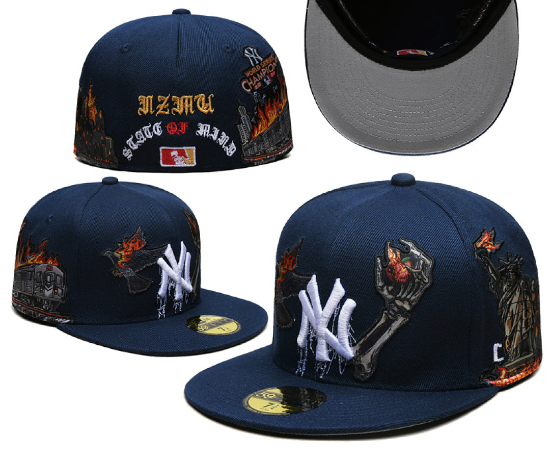 New Era x Jon Stan New York Yankees Angels Embroidery patch 59Fifty Hat