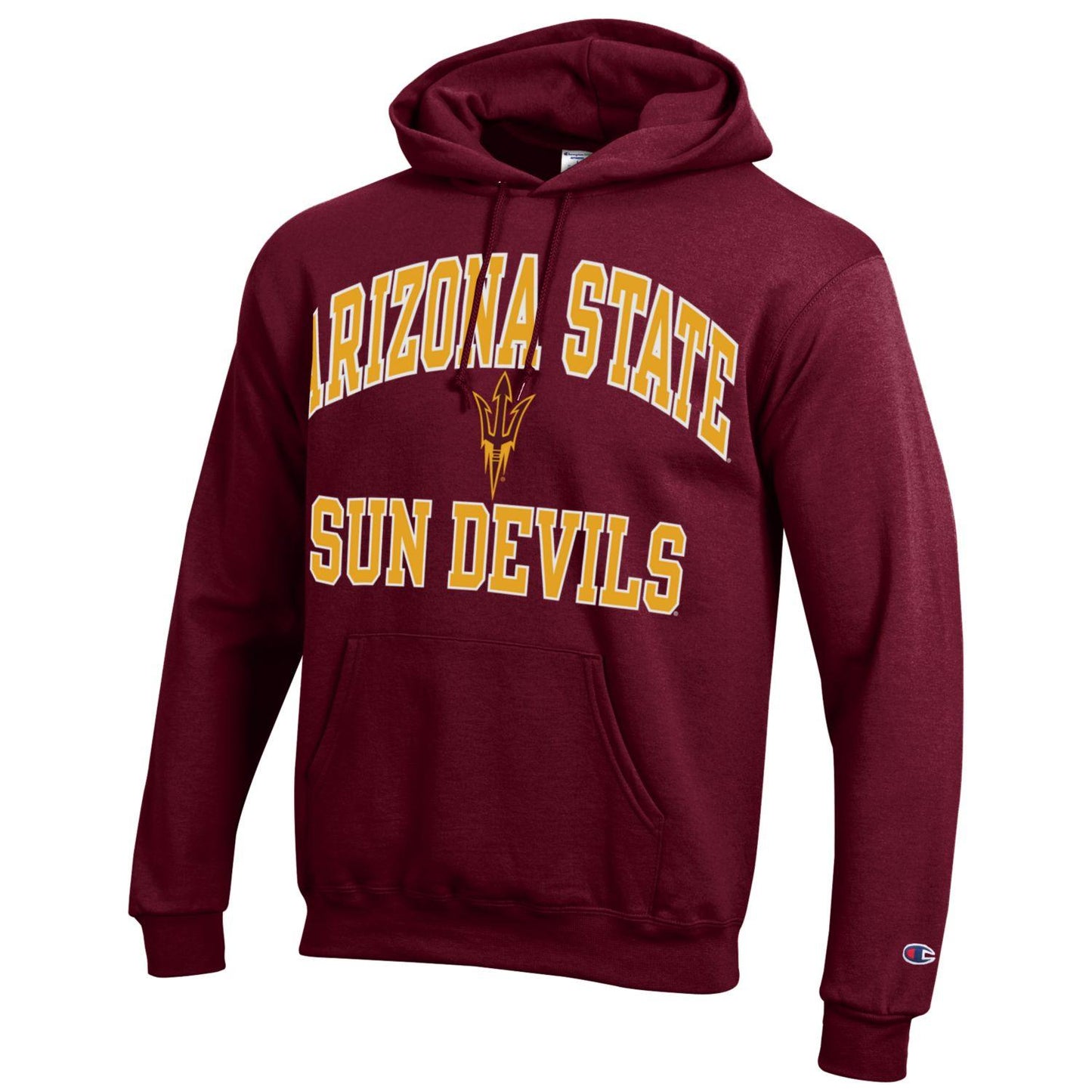 Men's Arizona State Sun Devils Maroon Champion Powerblend Fleece Pullover Hoodie