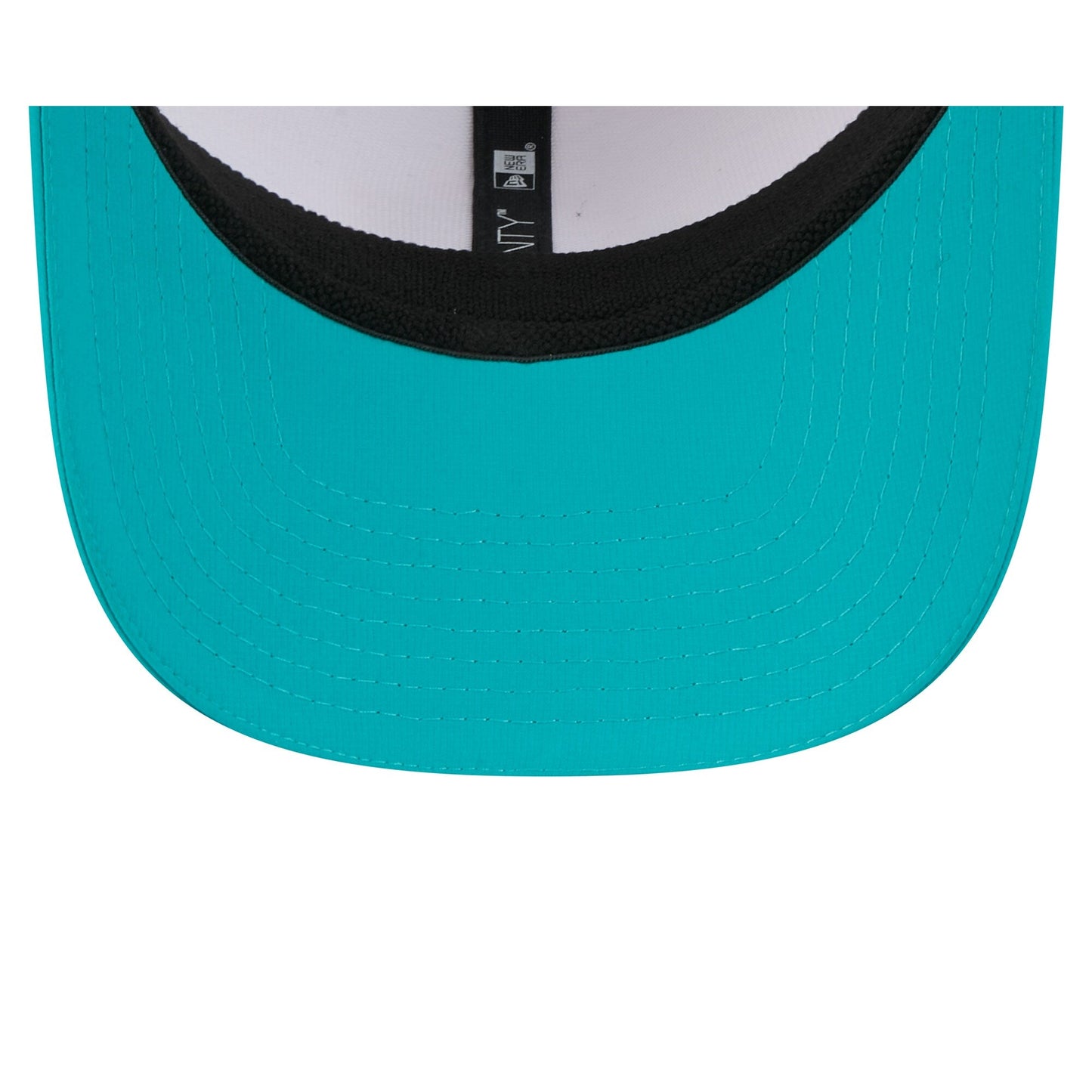 Men's Miami Dolphins New Era White/Aqua 2025 NFL Training Camp 9SEVENTY Adjustable Hat