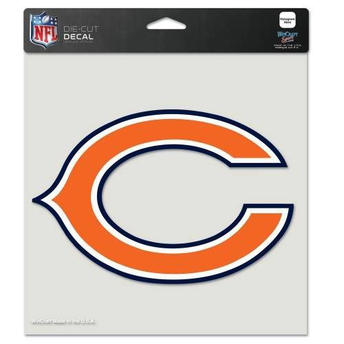 CHICAGO BEARS Perfect Cut Color Decal 8" x 8"