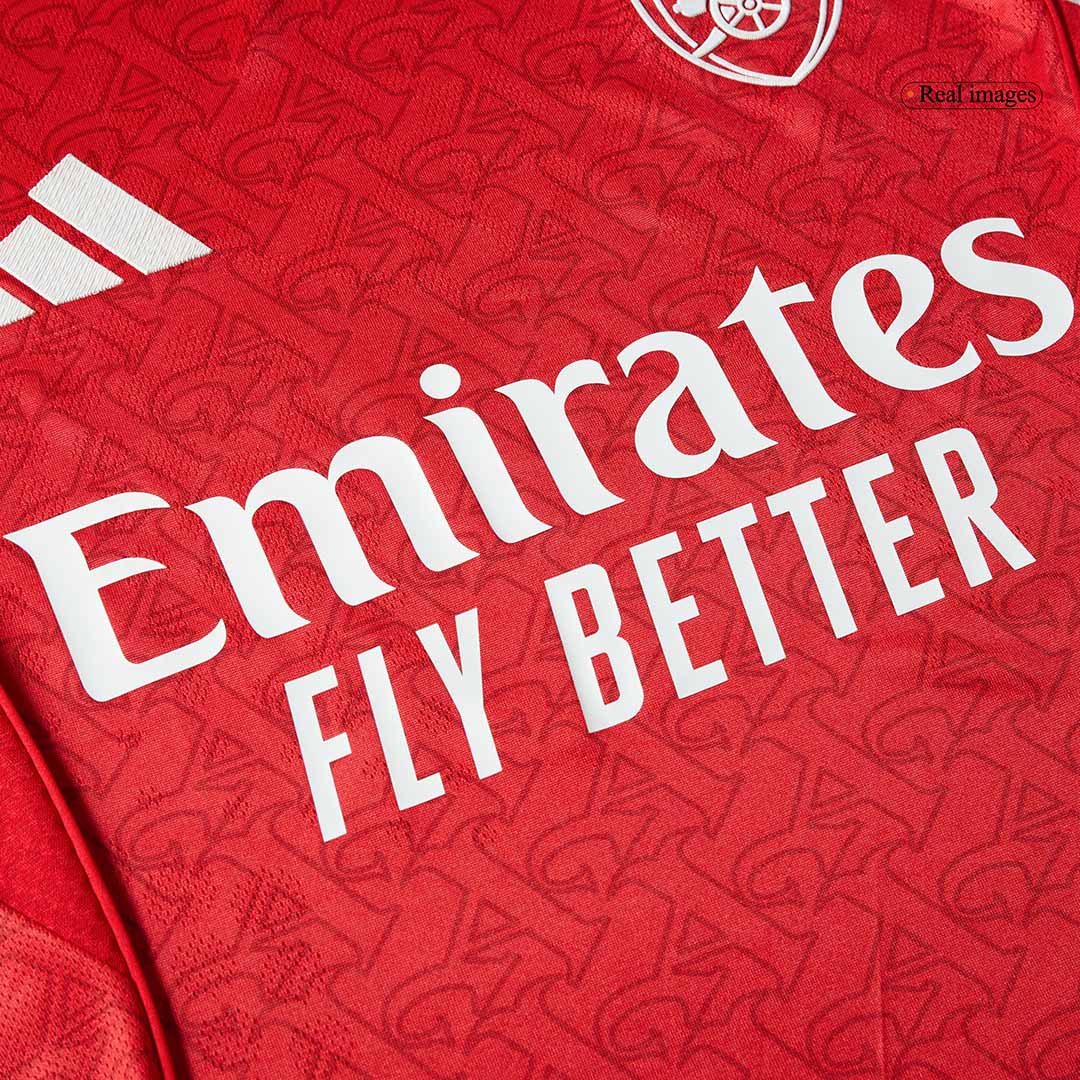 Player Version GYÖKERES #14 Arsenal Home Football Shirt 2025/26 Red