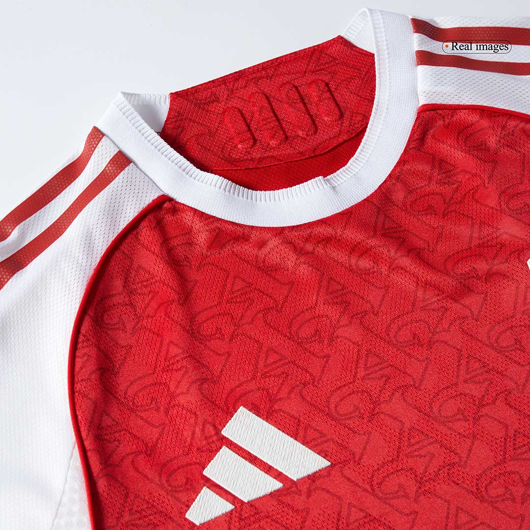 Player Version GYÖKERES #14 Arsenal Home Football Shirt 2025/26 Red
