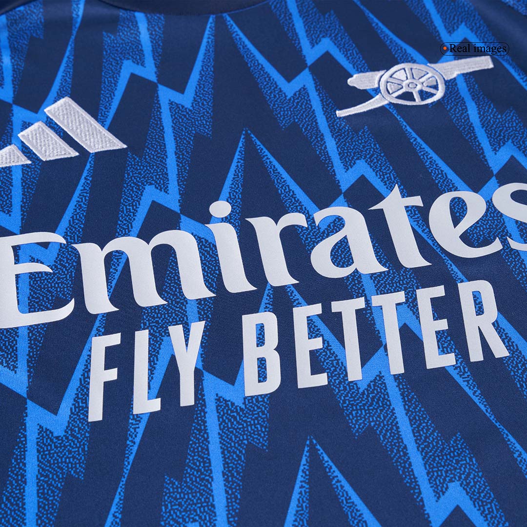 Arsenal Away Football Shirt Kit(Jersey+Shorts) 2025/26 Blue