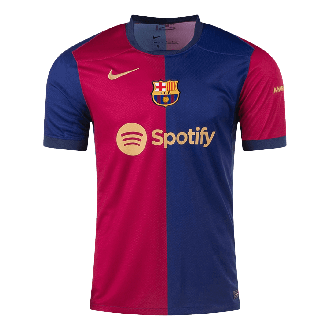 F.DE JONG #21 Barcelona Home Football Shirt 2024/25