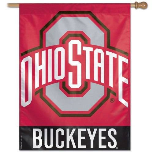 Ohio State Buckeyes Vertical Flag 28x40