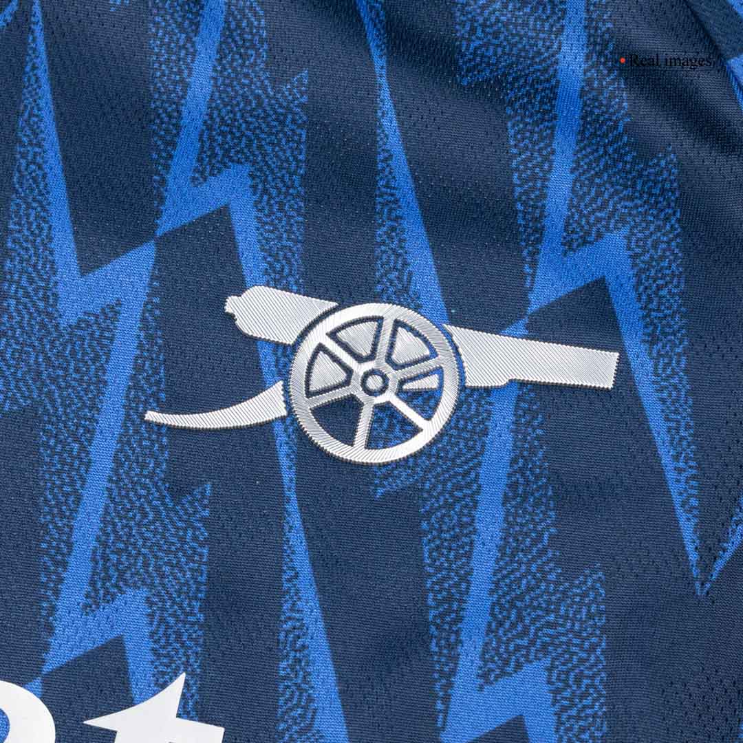 RICE #41 Player Version Arsenal Away Football Shirt 2025/26 Blue