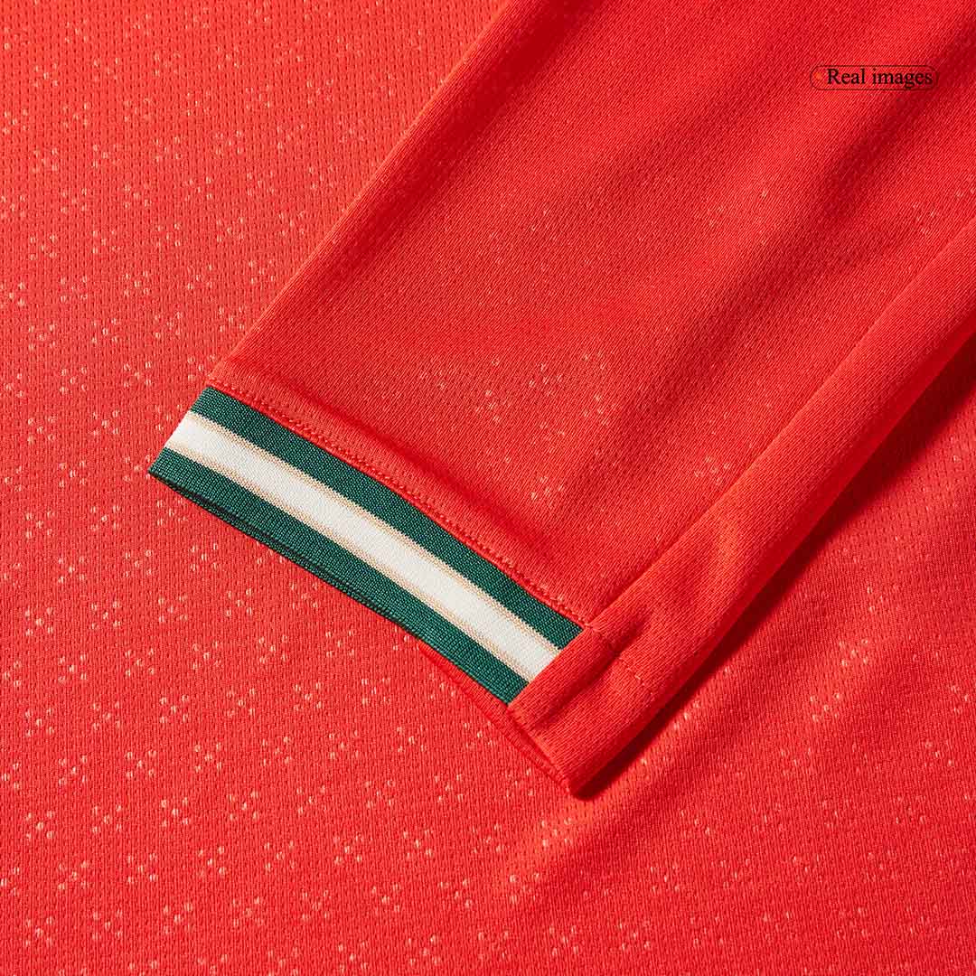Portugal Home Long Sleeve Football Shirt 2025 Red