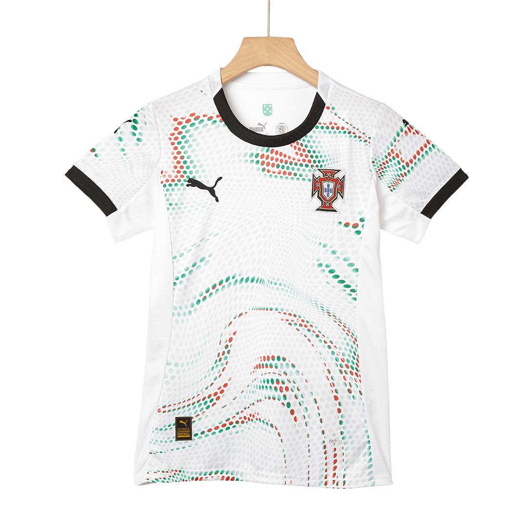 Women's Portugal Away Football Shirt 2025 White