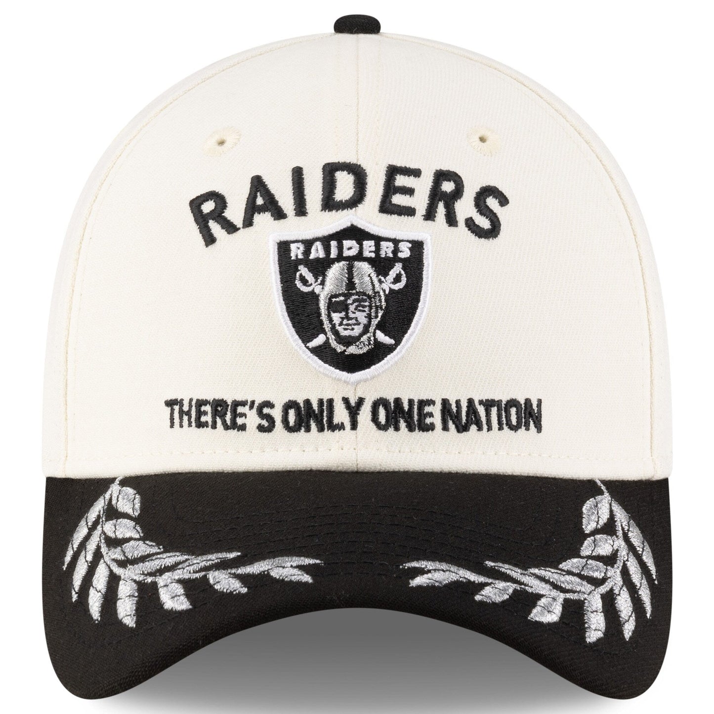 Men's Las Vegas Raiders New Era 2025 NFL Draft Chrome 39THIRTY Flex Fit Hat