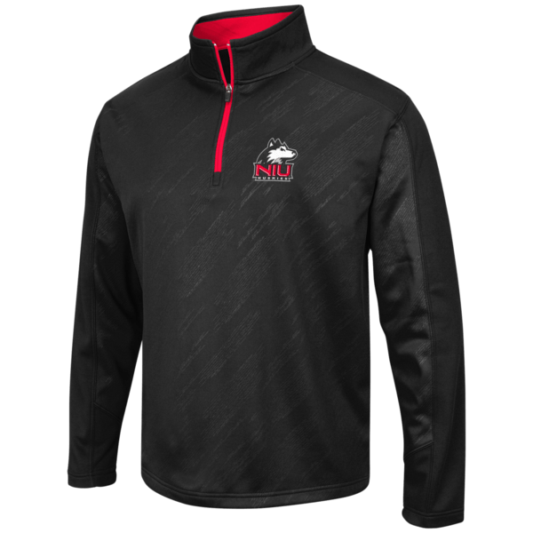 Northern Illinois Huskies Performance Fleece Full Zip 1/4 Zip Track Jacket By Colosseum Athletics