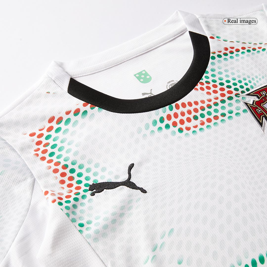 RONALDO #7 Women's Portugal Away Football Shirt 2025 White