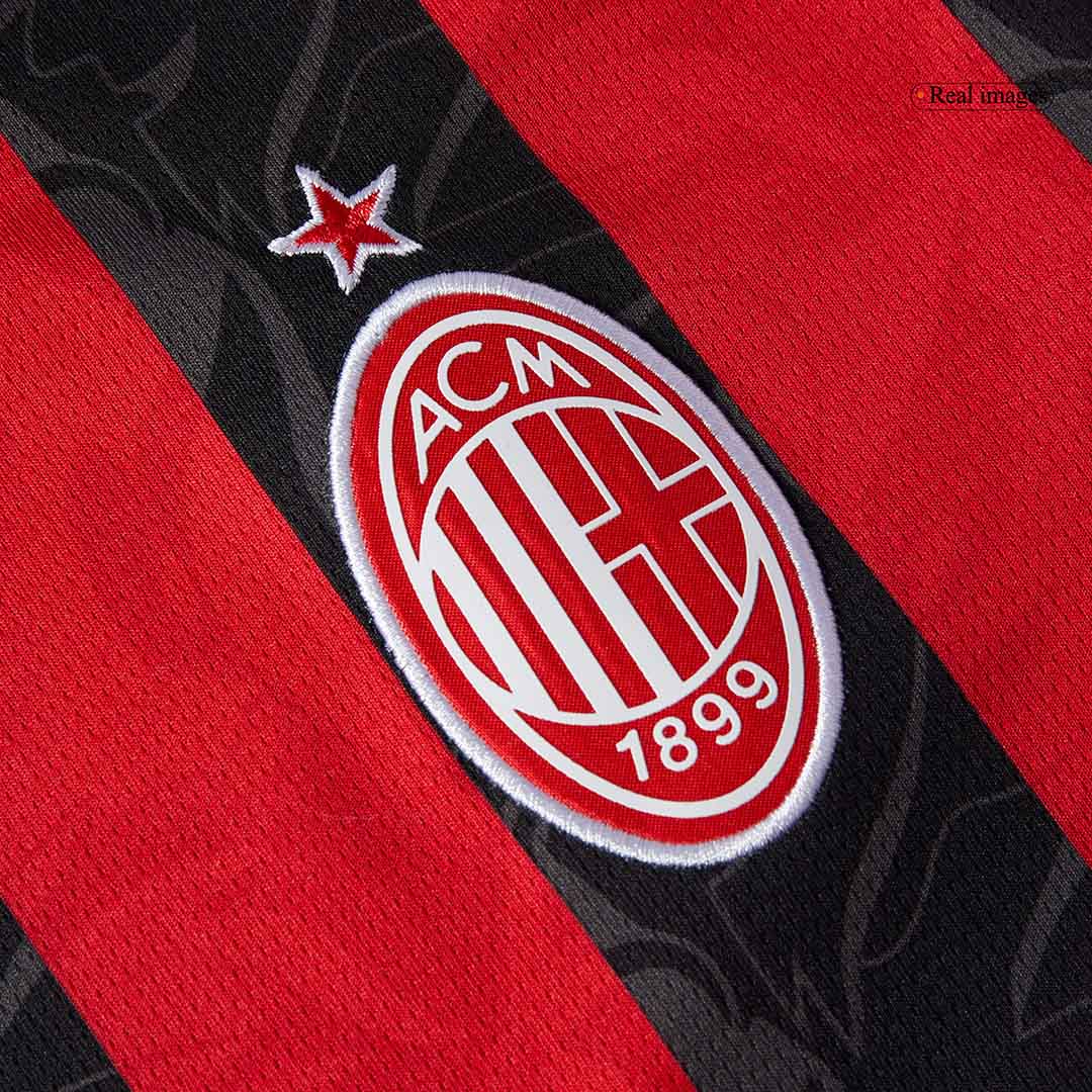 AC Milan Home Football Shirt Kit(Jersey+Shorts) 2025/26 Red&Black