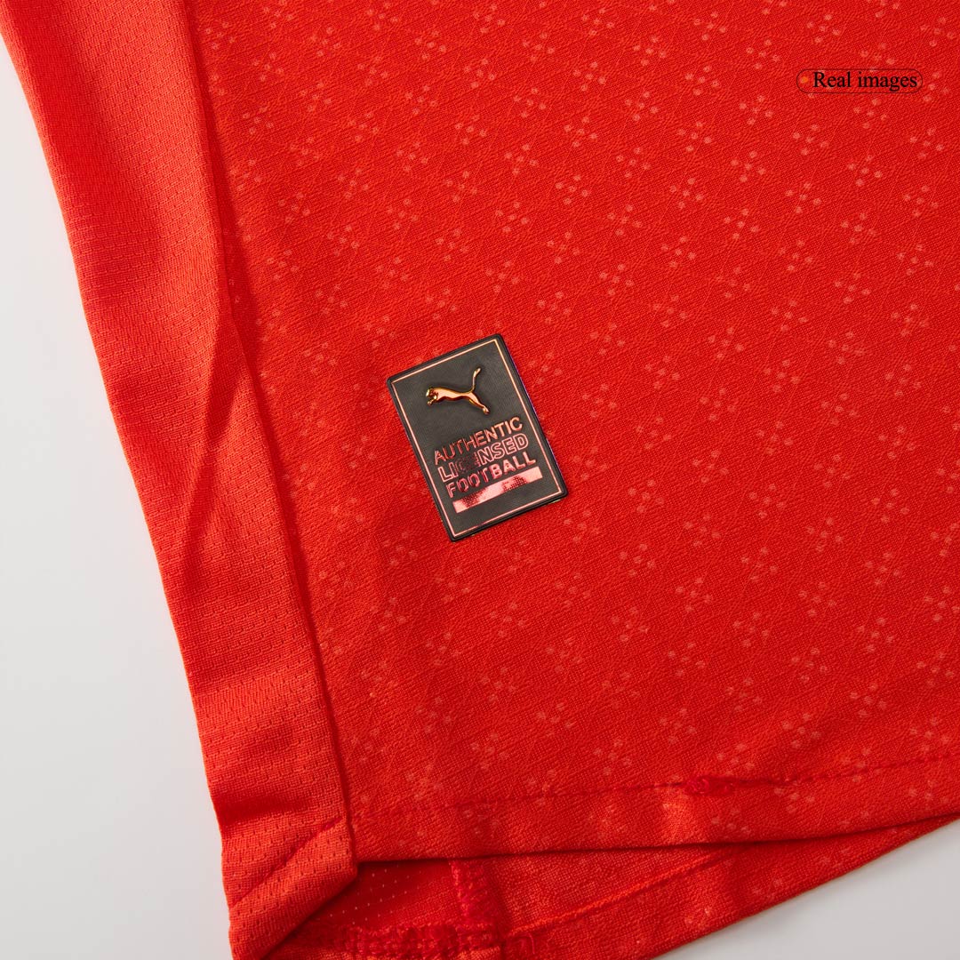 Player Version RONALDO #7 Portugal Home Football Shirt 2025 Red