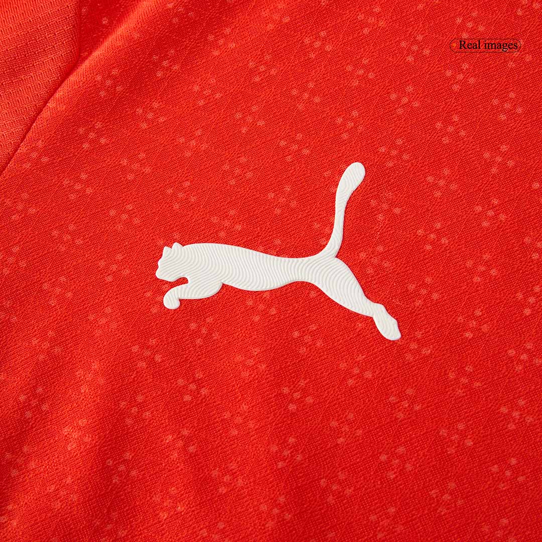 Player Version RONALDO #7 Portugal Home Football Shirt 2025 Red