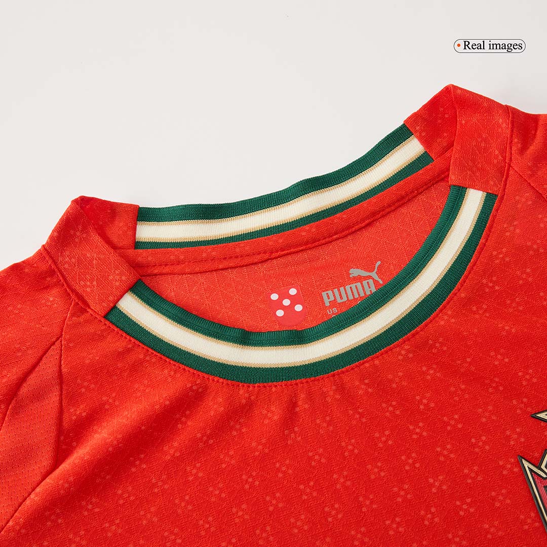 Player Version RONALDO #7 Portugal Home Football Shirt 2025 Red